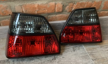 Тюнінгові задні ліхтарі VW Golf 2 red-smoke фото