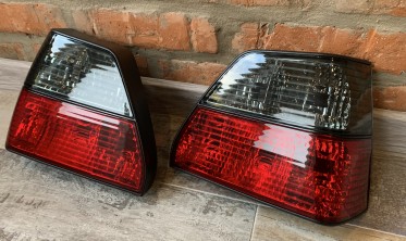 Тюнінгові задні ліхтарі VW Golf 2 red-smoke фото