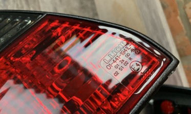 Тюнінгові задні ліхтарі VW Golf 2 red-smoke фото
