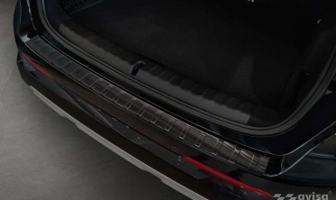 Черная листва для защиты заднего бампера BMW X1 III U11 фото