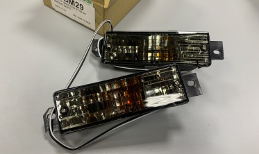 Тоновані повороти передні BMW E30 з габаритами фото