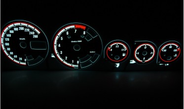 Тюнинговые шкалы приборов Alfa Romeo 156 вариант 1 фото
