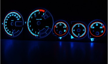 Светящиеся шкалы приборов Alfa Romeo 156 вариант 2 фото