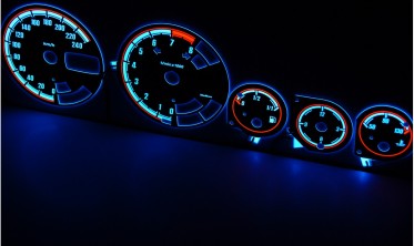 Светящиеся шкалы приборов Alfa Romeo 156 вариант 2 фото