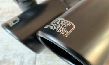 Насадка на глушник подвійна Ulter NBL2-90RSP* чорна (права) фото