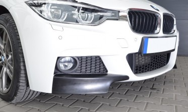 Боковые накладки переднего бампера BMW F30 M-pakiet  фото