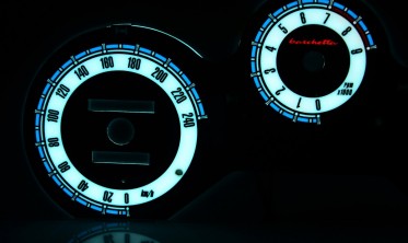 Накладки, що світяться, на панель приладів Fiat Barchetta варіант 1 фото