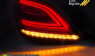 Диодные задние фонари MERCEDES C W205 седан дорестайл в стиле рестайл фото