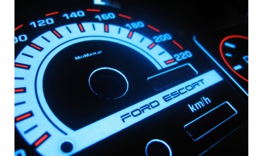 Накладки, що світяться, в приладову панель Ford Escort Mk5 / Mk6 фото
