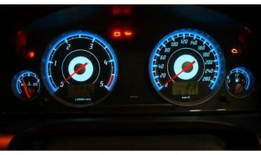 Светящиеся накладки в щиток приборов Ford Mondeo Mk3 рестайл вар. 1 фото