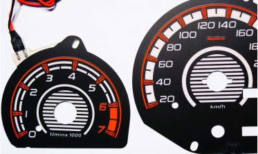 Тюнінгові накладки в щиток приладів Ford Puma 1997-1999 вар. 1 фото