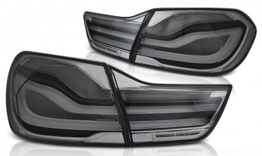Темні LED ліхтарі задні BMW 4 F32, F33, F36 фото
