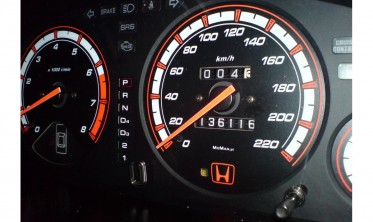 Тюнинговые накладки на шкалы приборов Honda Accord Coupe 1994-1998 фото
