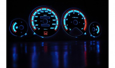 Тюнинговые накладки на шкалы приборов Honda Accord Coupe 1994-1998 фото