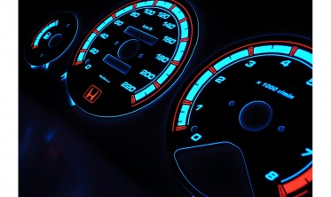 Тюнинговые накладки на шкалы приборов Honda Accord Coupe 1994-1998 фото