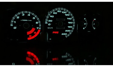Тюнинговые накладки на панель приборов Honda Civic 1992-1995 стиль SIR фото