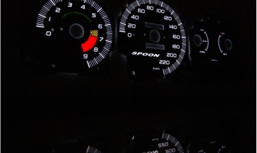 Накладки, що світяться в щиток приладів Honda Civic 1992-1995 стиль Spoon фото