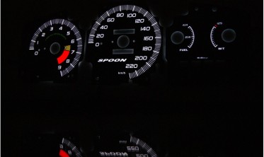 Накладки, що світяться в щиток приладів Honda Civic 1992-1995 стиль Spoon фото