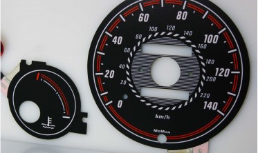 Плазмові накладки в щиток приладів Honda Civic 1995-2000 5D вер. 1 фото