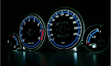 Тюнинговые накладки на панель приборов Honda Civic 1995-2000 5D вер. 2 фото