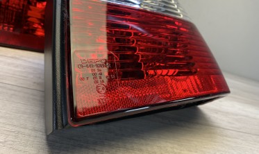 Стопы тюнинговые (фонари задние) VW Golf 3 red/chrome фото