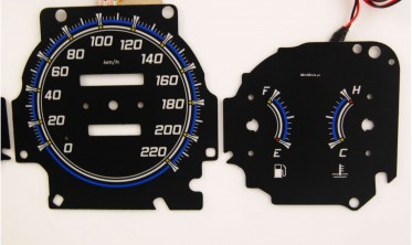Плазменные накладки на панель приборов Honda Civic EJ9 1996-2000 вер. 4 фото