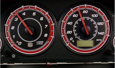 Накладки, що світяться, в щиток приладів Honda Civic 2001-2005 EM2 Sedan/Coupe вар. 2 фото