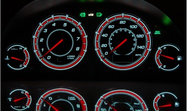 Накладки, що світяться, в щиток приладів Honda Civic 2001-2005 EM2 Sedan/Coupe вар. 2 фото