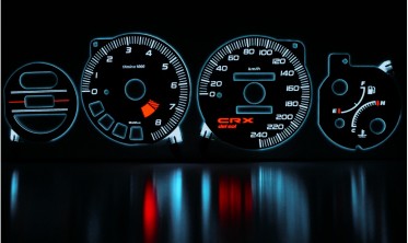 Тюнинговые накладки на панель приборов Honda CRX Del Sol вар. 1 фото
