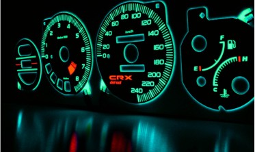Тюнинговые накладки на панель приборов Honda CRX Del Sol вар. 1 фото