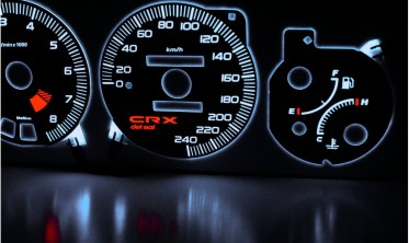 Тюнинговые накладки на панель приборов Honda CRX Del Sol вар. 1 фото