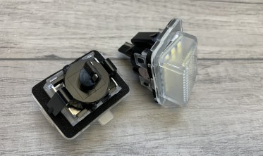 LED подсветка номера Mercedes W204, W212, C207, C216, W221 фото