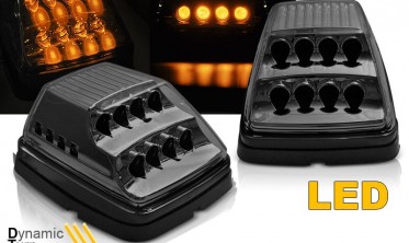 Світлодіодні повороти на крило Mercedes G-class W463 тоновані фото