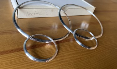 Хром кольца в щиток приборов Opel Vectra C подогнуты снизу фото