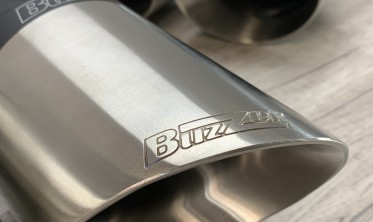 Насадка на глушитель двойная матовая Buzzer ZZ2X104/30LS фото