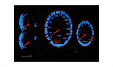 Тюнинговые накладки в щиток приборов Mazda 323F BA фото