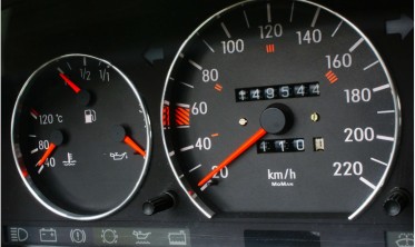 Плазменные накладки в щиток приборов Mercedes W201 (190) вар. 2 фото