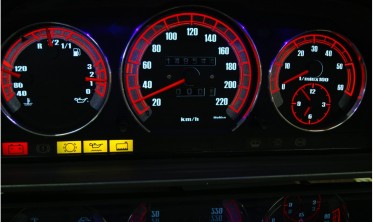 Тюнинг накладки в приборную панель Mercedes W190 (W201) вар. 4 фото
