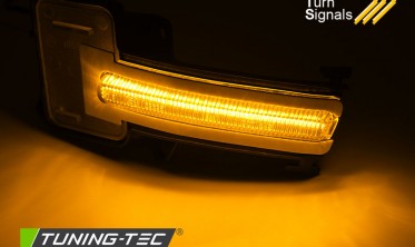 Тонированные LED повороты в зеркала HONDA CIVIC X фото