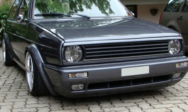 Повороты передние с габаритами VW Golf IІ, Jetta хром фото