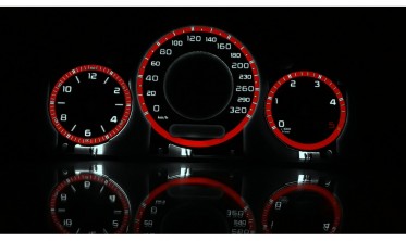Накладки на шкали приладів Mercedes CLK W209, E W211, CLS W219 вар. 5 фото