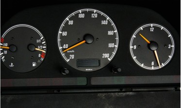 Светящиеся накладки на шкалы приборов Mercedes Sprinter 1995-2000 вер. 1 фото
