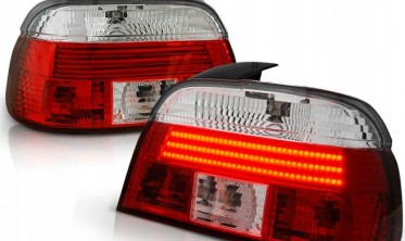 Тюнинговые задние фонари с диодами BMW E39 фото