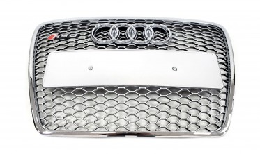 решітка радіатора в стилі RS для Audi A6 C6 фото
