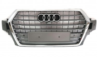 центральная решетка переднего бампера стиль S-Line для AUDI Q7 4M фото