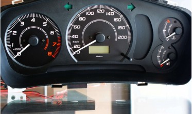 Плазмові вставки в щиток приладів Mitsubishi Lancer VI 1995-2000 вер. 1 фото