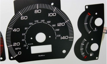 Плазмові вставки в щиток приладів Mitsubishi Lancer VI 1995-2000 вер. 1 фото