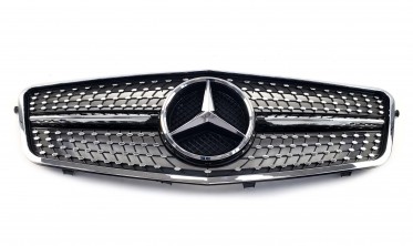 Решітка переднього бампера для Mercedes E-Class W212 (Diamond) фото
