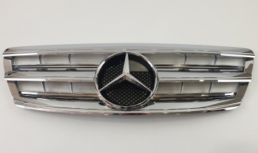 Хромированная решетка для Mercedes S-Class W220 (Cl Chrome) фото