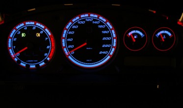 Тюнинг накладки на панель приборов Nissan Primera P11 рестайл фото